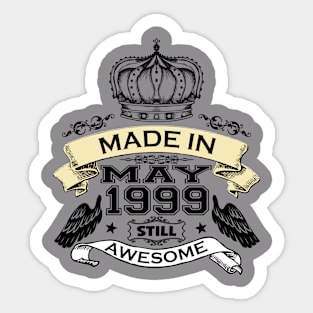 Made in May 1999 Bday Sticker